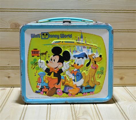 metal disney lunch boxes|walt disney world lunch box.